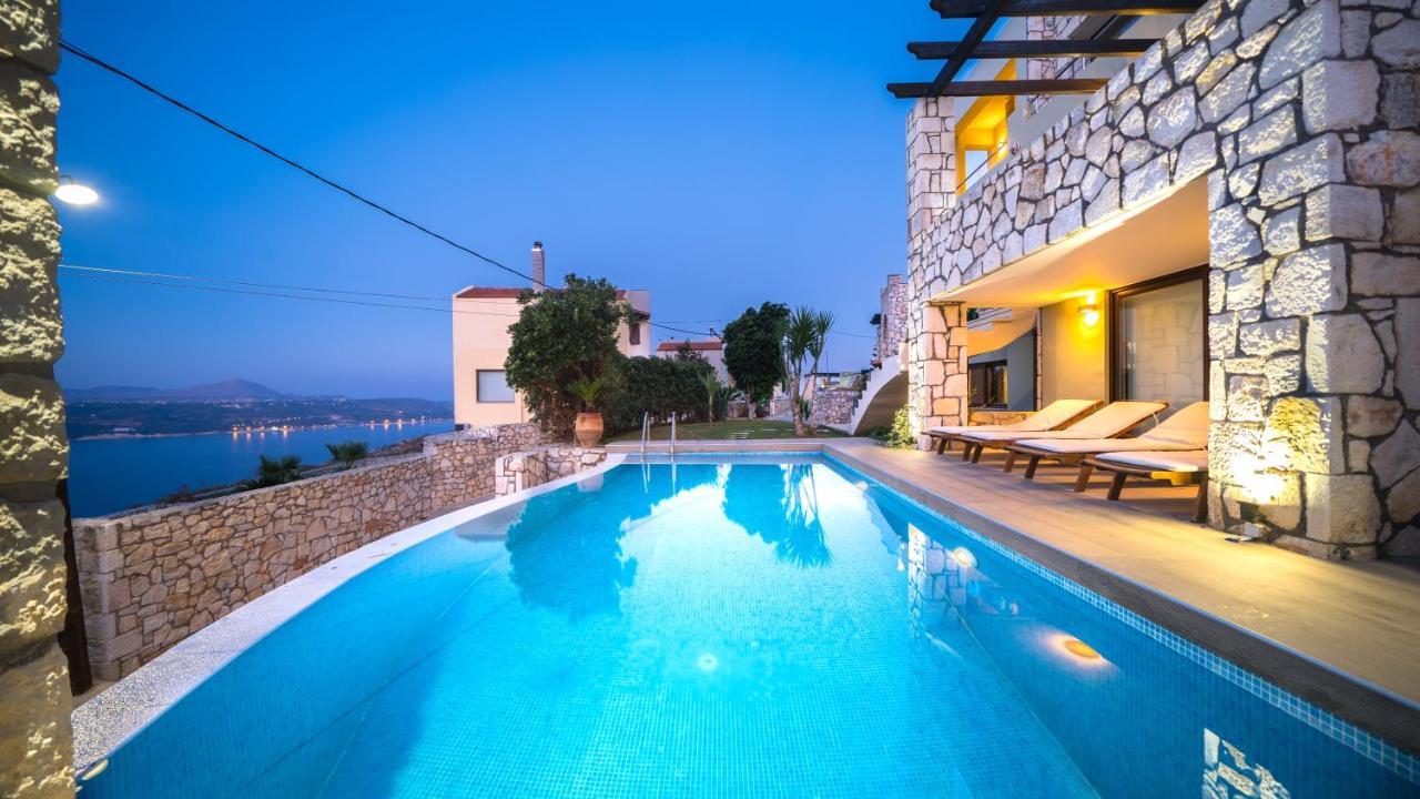 Villa Majestic Crete Heated Pool And Sauna Megala Chorafia Exteriör bild